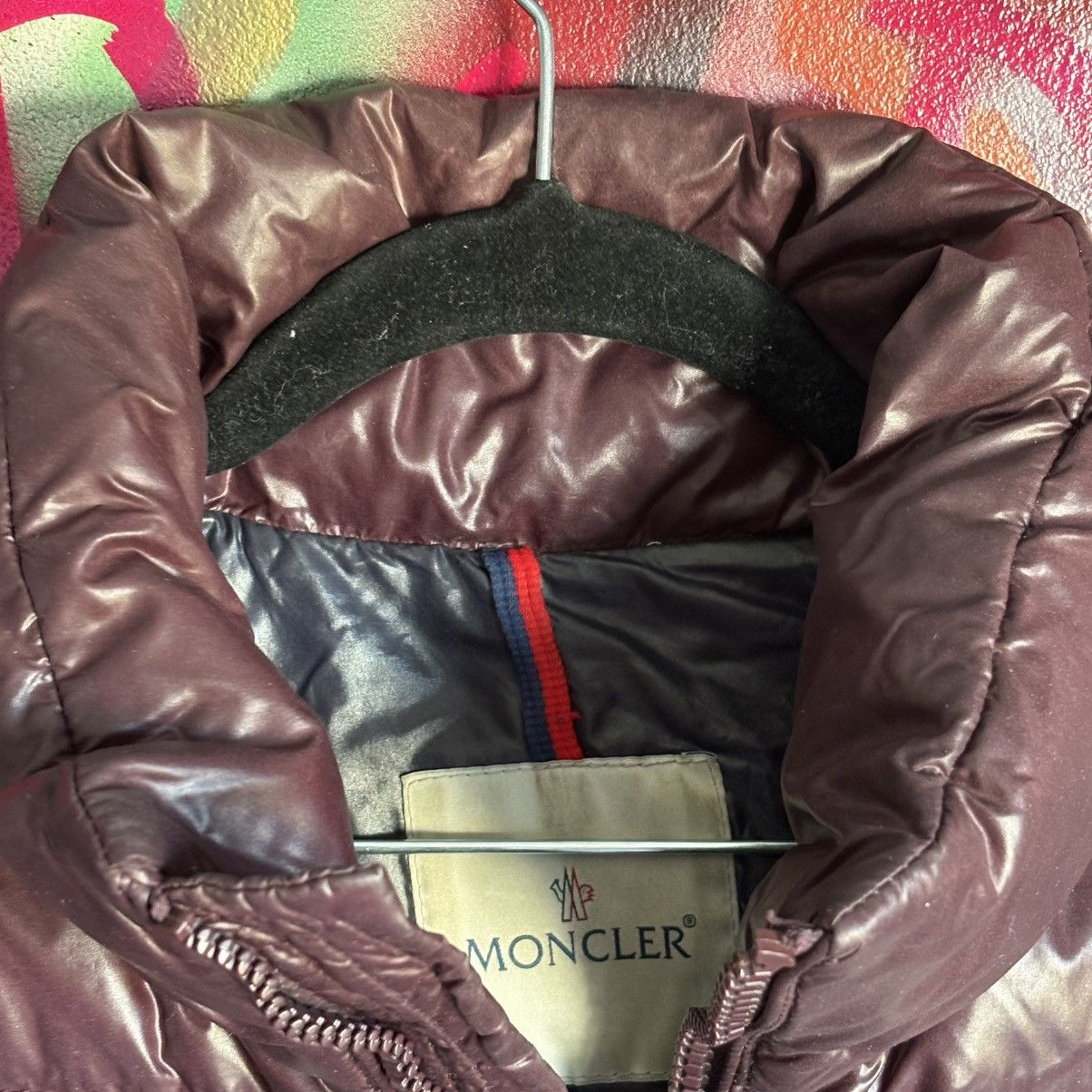 Moncler Moncler Burgundy/Purple Maya Puffer Jacket Size 3 Size US M / EU 48-50 / 2 - 13 Thumbnail