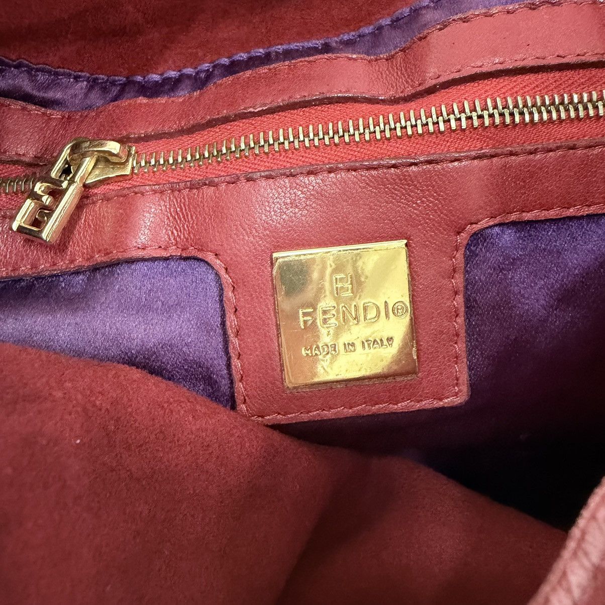 Fendi Fendi Suede Leather Baguette Bag Size ONE SIZE - 15 Thumbnail
