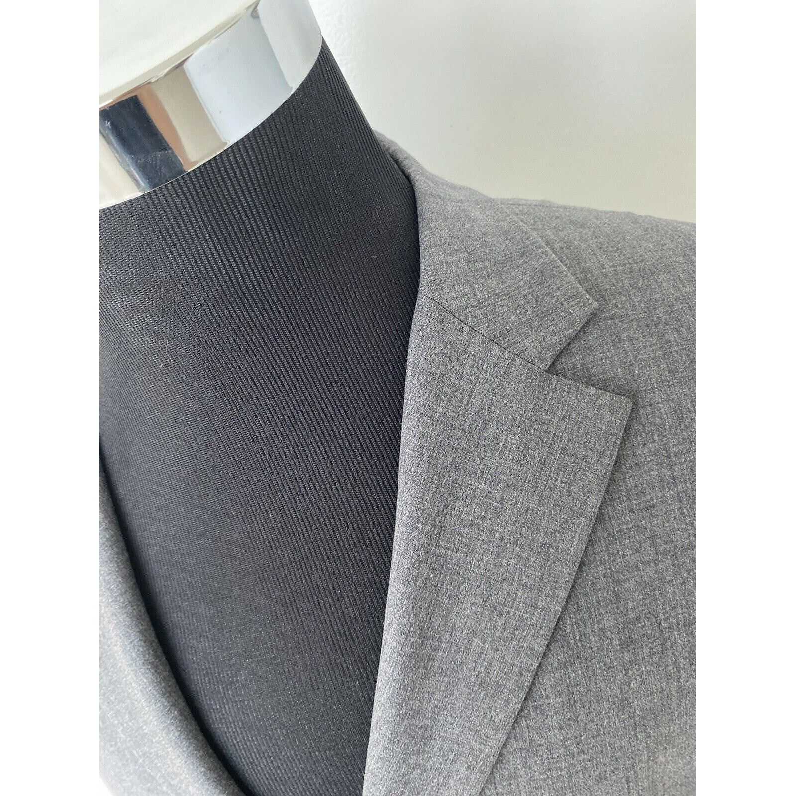 Jil Sander JIL SANDER Tailor Made Gray Sport Coat 3 Btn Center Vent 42R Size 42R - 2 Thumbnail