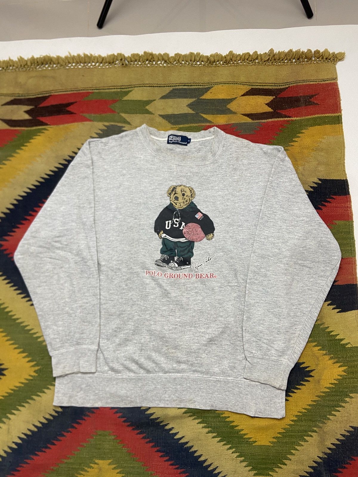 Polo Ralph Lauren × Vintage 🔥NEED GONE🔥 VINTAGE POLO BEAR USA by Ralph Laurend Size US L / EU 52-54 / 3 - 1 Thumbnail