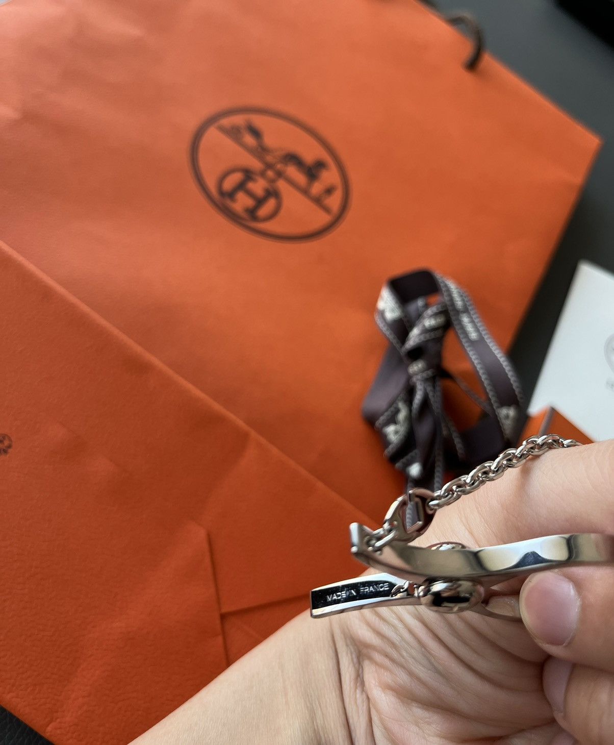 Hermes Brand New Hermes Scarf or Glove Clip Size ONE SIZE - 5 Thumbnail