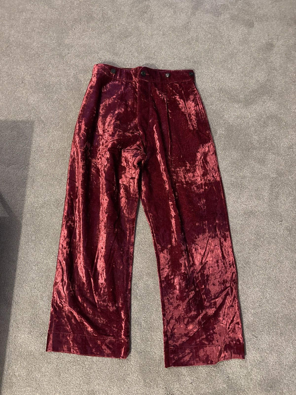 John Alexander Skelton Antique Velvet Trousers | Grailed
