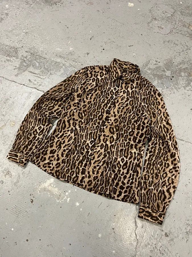 Dolce & Gabbana 2000s Dolce & Gabbana Leopard Glamour Shirt Size M / US 6-8 / IT 42-44 - 4 Thumbnail