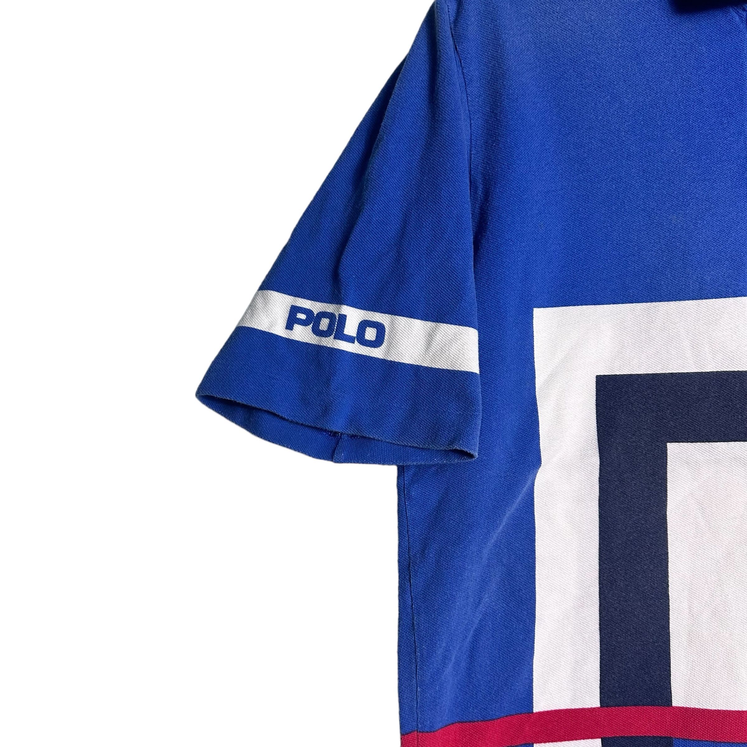 Polo Ralph Lauren 🔥RARE🔥Vintage Polo Ralph Lauren Abstract Polo Shirt Size US S / EU 44-46 / 1 - 2 Thumbnail