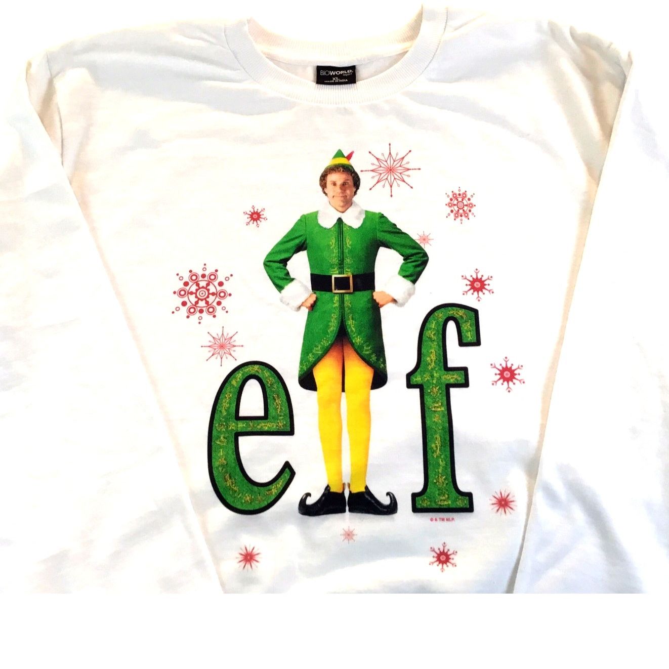 Other Elf Sweatshirt Size XLarge New Christmas Holiday Snowflakes Size US XL / EU 56 / 4 - 2 Thumbnail