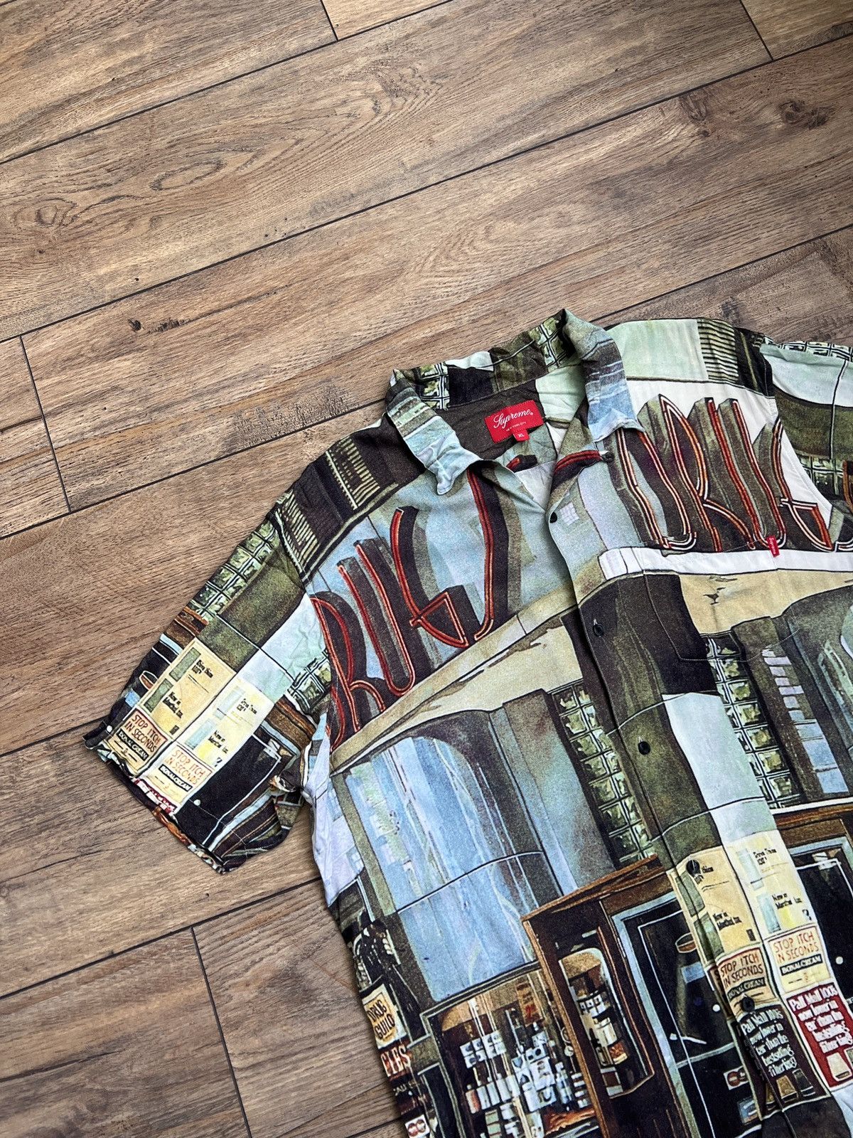 Supreme Supreme Drugs Rayon shirt Size US XL / EU 56 / 4 - 2 Thumbnail