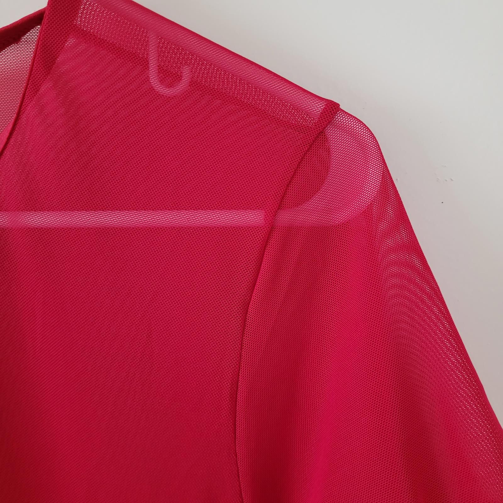 Other Knobs Men's Medium Red Sheer Mesh T-Shirt Stretch Clubwear Size US S / EU 44-46 / 1 - 4 Thumbnail