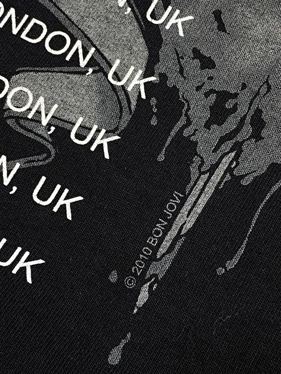 Bon Jovi Vintage Bon Jovi 2010 The Circle Europe Tour Promo T-Shirt Size US L / EU 52-54 / 3 - 10 Thumbnail