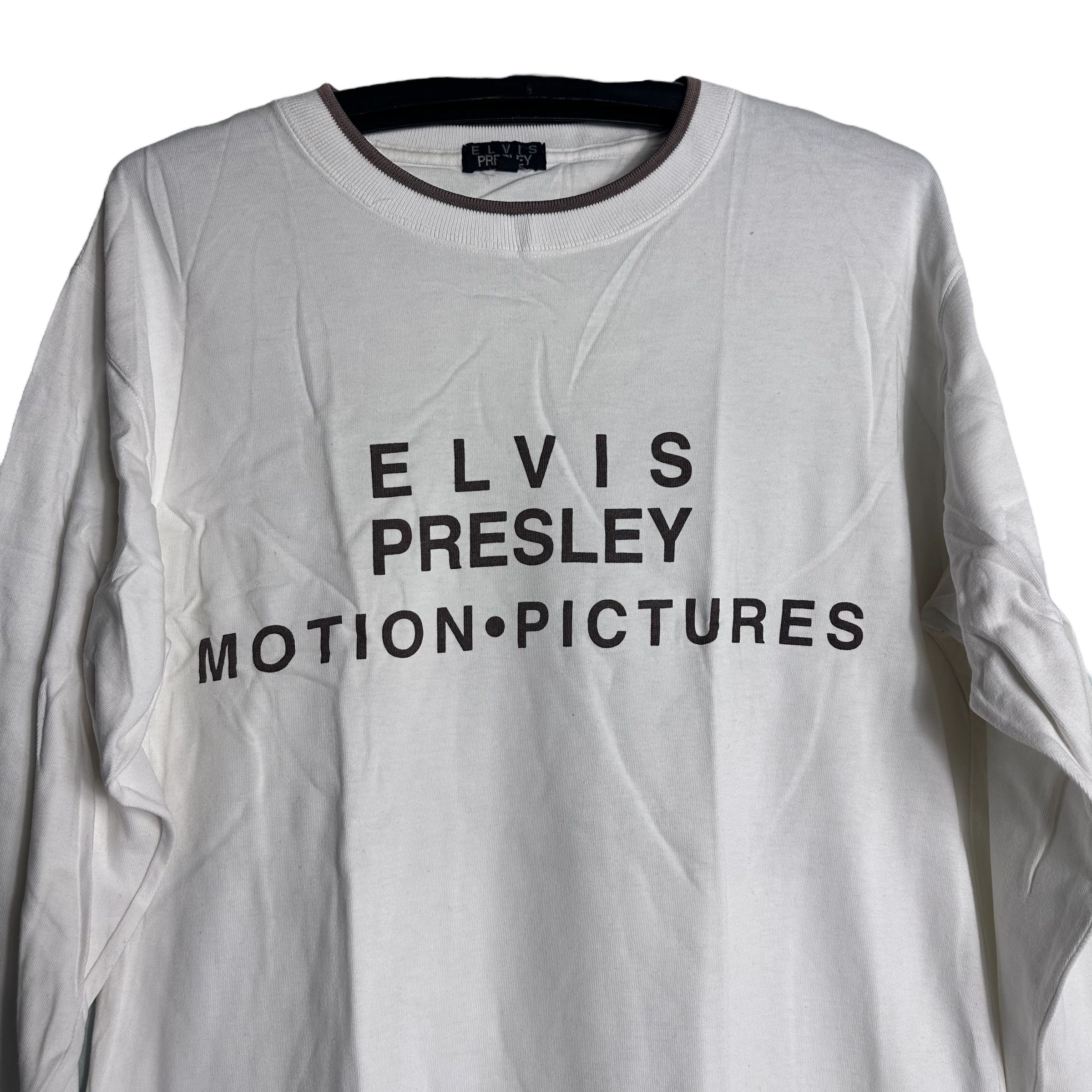 Vintage 🔥RARE🔥Vintage Elvis Presley Motion Picture L/Sleeve Tshirt Size US M / EU 48-50 / 2 - 2 Thumbnail
