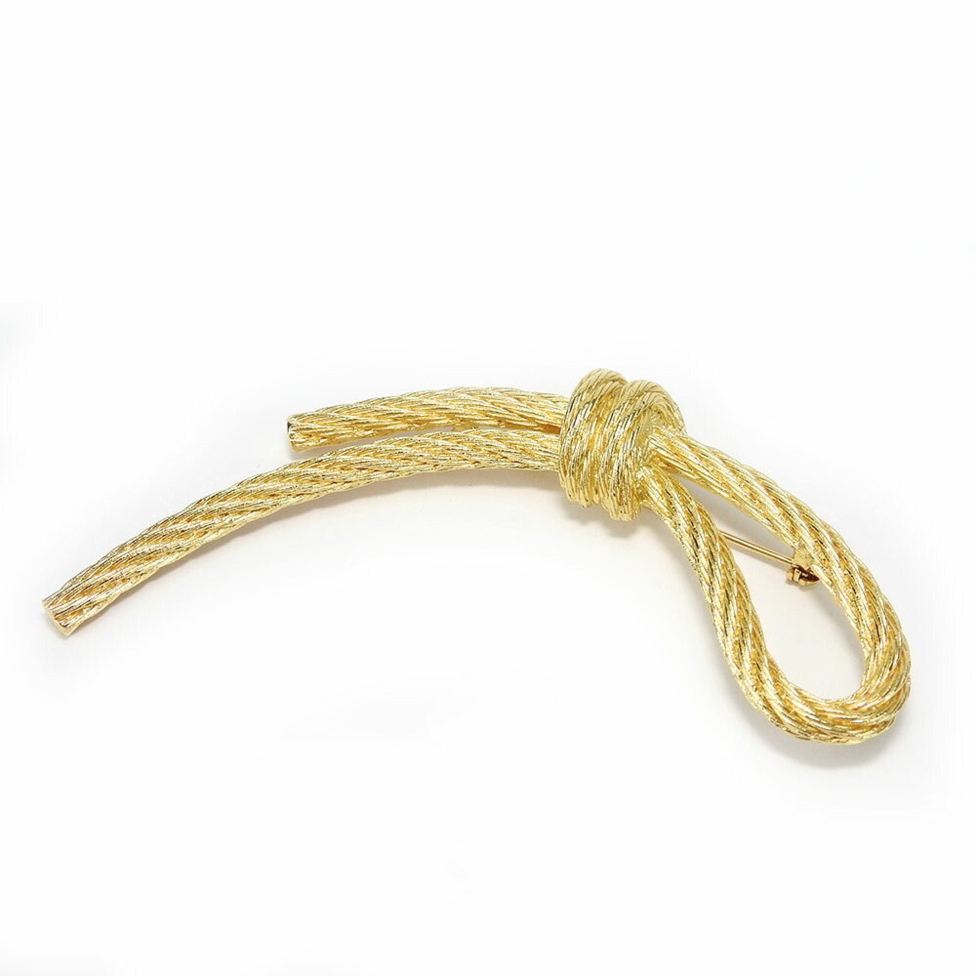 image of Christian Dior Brooch Metal Gold Plated Gp Women's