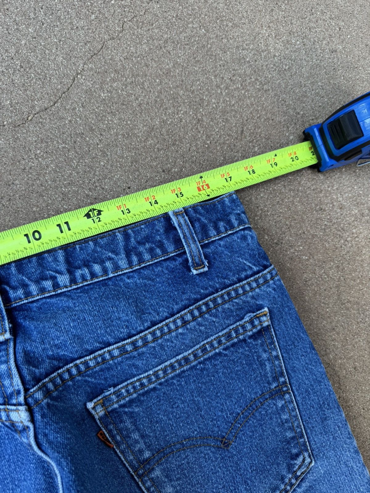 Levi's Vtg 80’s Levi’s 646 Orange Tab Bellbottom Flare Jeans 34x28 Size US 34 / EU 50 - 9 Thumbnail