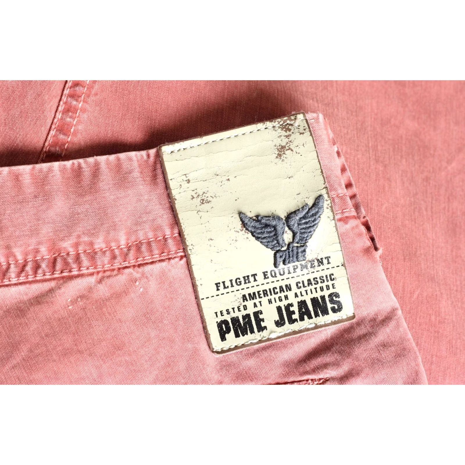 Vintage PME LEGEND Aviator Trousers Men W34 L36 Stretch Casual Pink Regular Waist 34in Inseam 36in Jeans Pants Pink Size US 34 / EU 50 - 4 Thumbnail