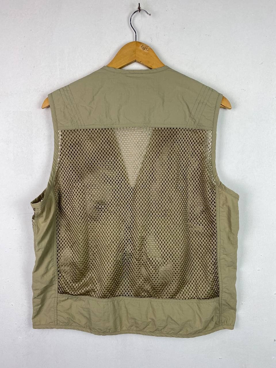 japanese brand fishnet design vest