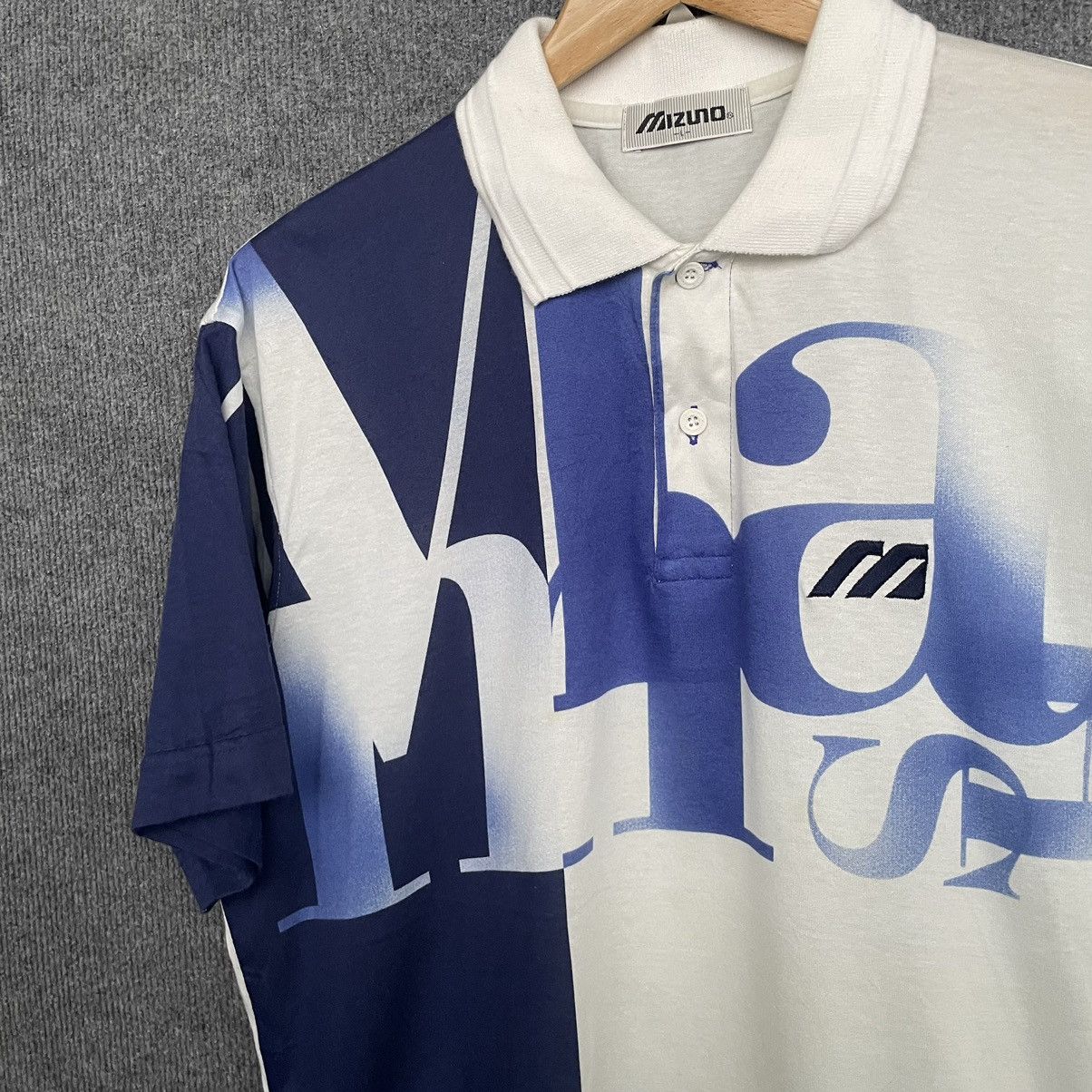 Japanese Brand × Mizuno × Vintage Vintage 90s Mizuno Polo T Shirt Made in Japan Size US L / EU 52-54 / 3 - 2 Thumbnail