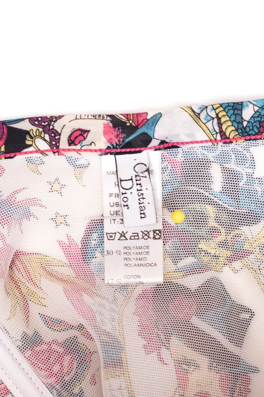 Dior Christian Dior Tattoo Print Ruffle Bustier Top Size XS / US 0-2 / IT 36-38 - 6 Thumbnail