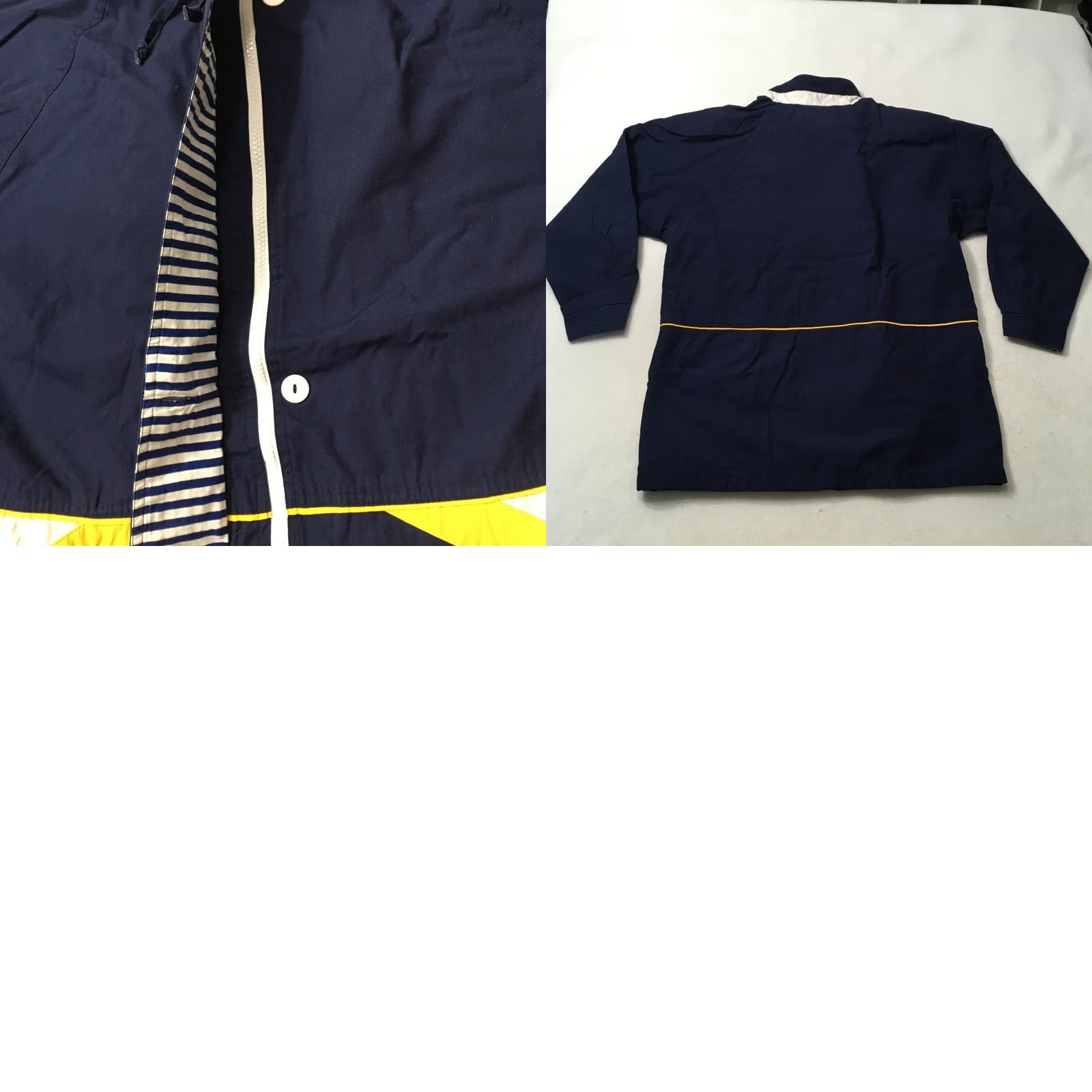 Etro VINTAGE Karizma East LTD Blue Windbreaker Jacket WOMEN Large 80s 90s Full Zip NYLON Jacket Windbreaker Size L / US 10 / IT 46 - 8 Thumbnail