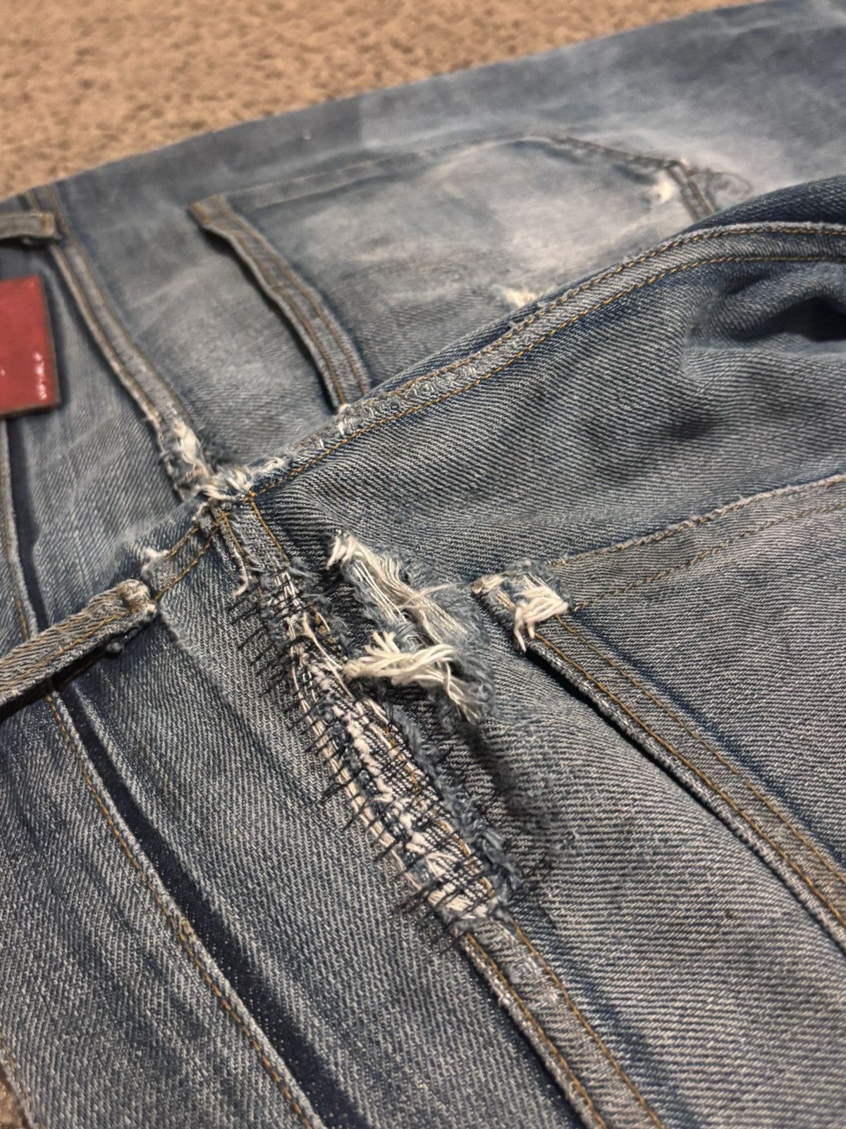 Supreme 2018 Painted Supreme Selvedge Denim 14oz Size US 34 / EU 50 - 6 Thumbnail