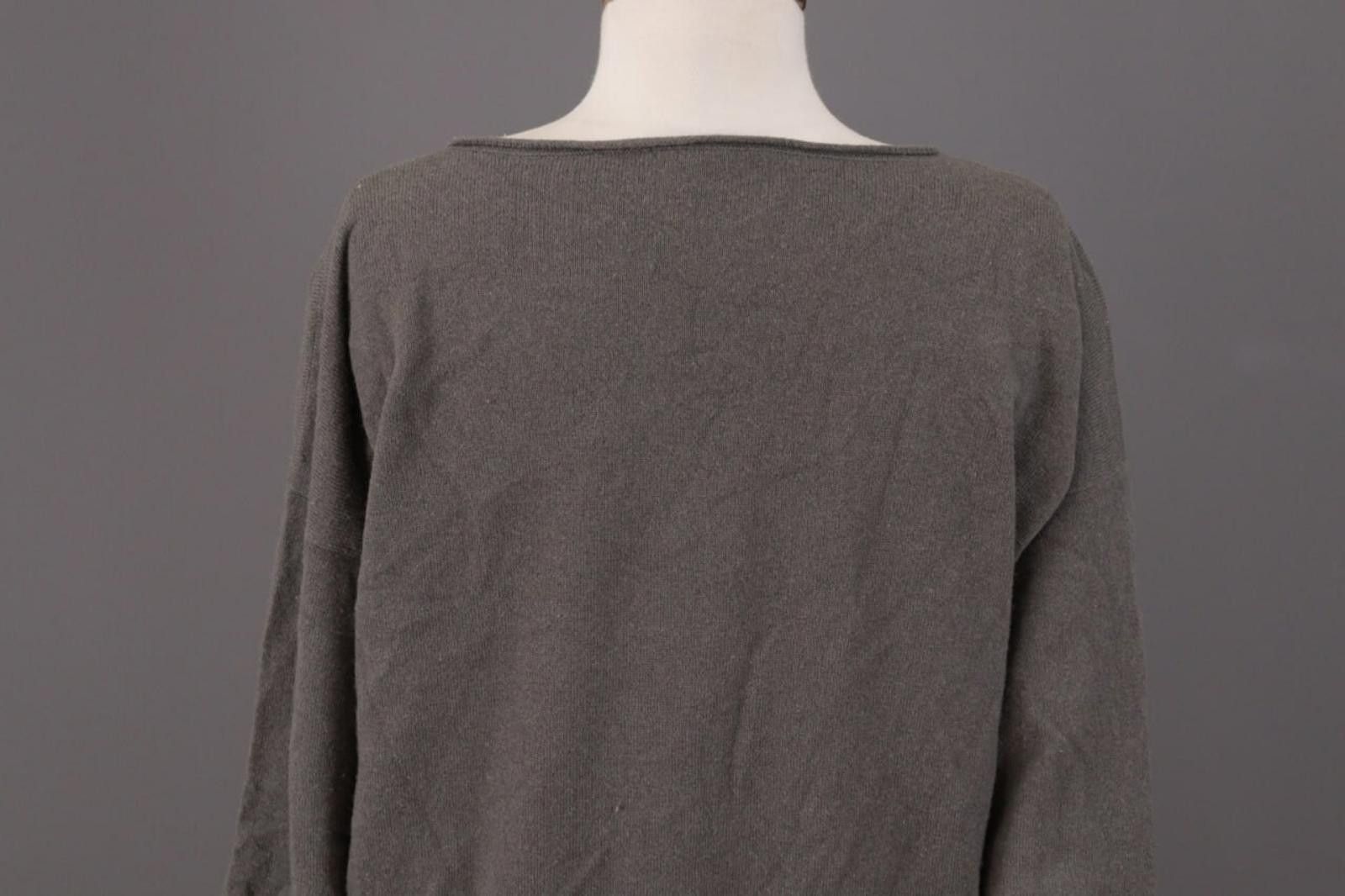 Designer Fabiana Filippi Brown Merino Wool Silk Dress Size S / I 42 Size S / US 4 / IT 40 - 10 Thumbnail