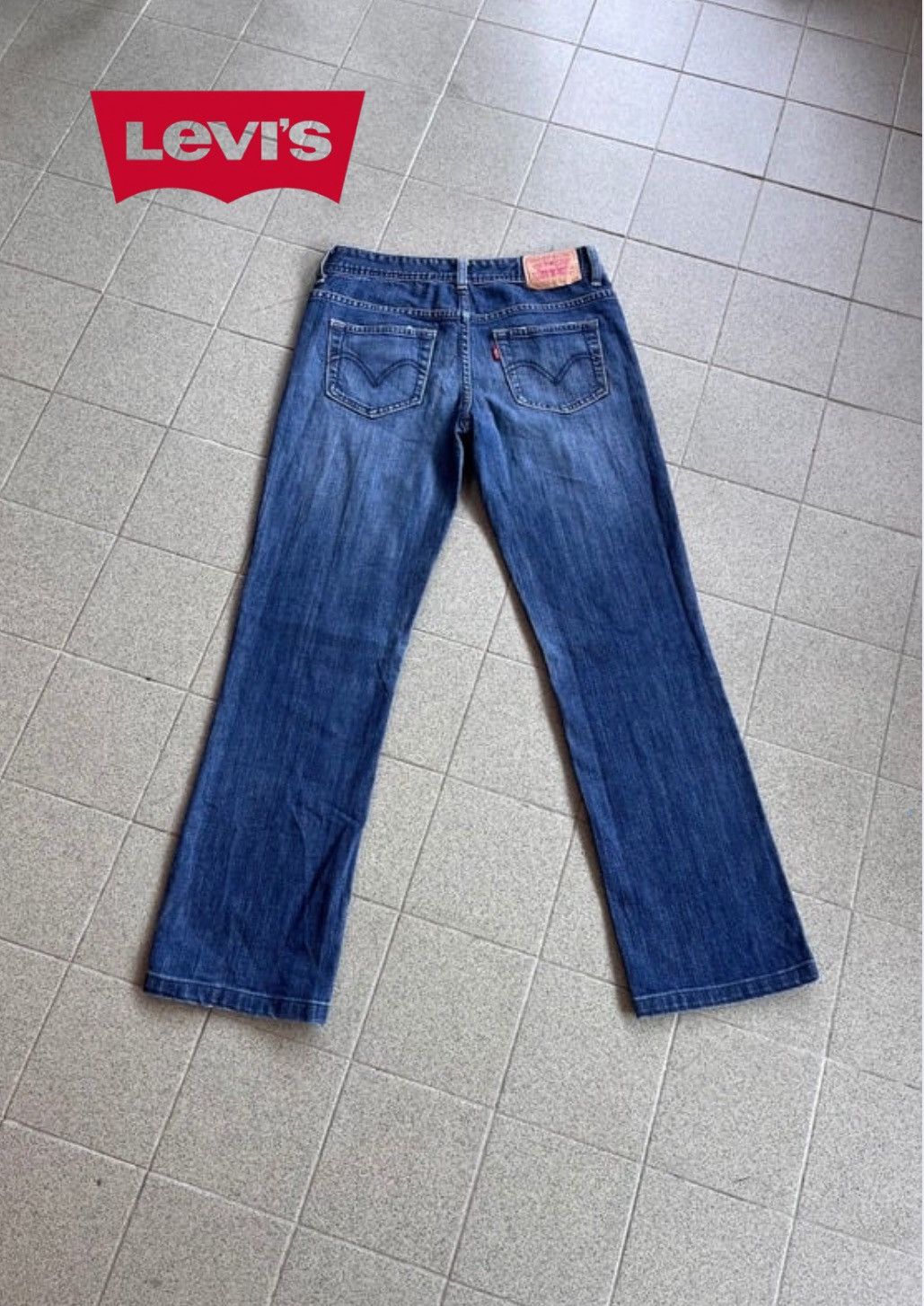 Levi's jeans straight fit blue Size US 32 / EU 48 - 1 Thumbnail