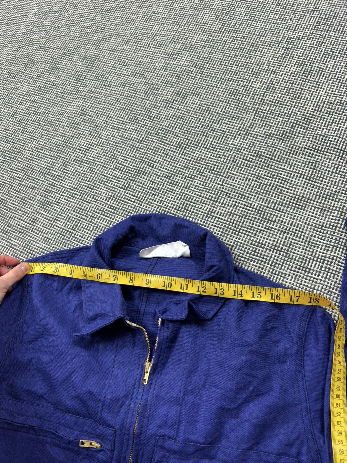 Le Laboureur 60s/70s french zip up coveralls sanfor jampsuit french chore Size US S / EU 44-46 / 1 - 11 Thumbnail