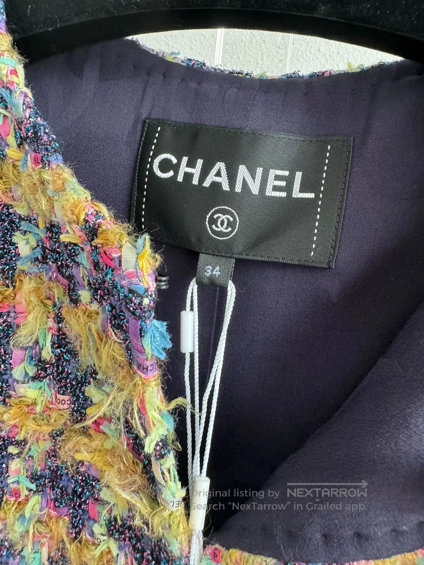 Chanel Chanel 22A Tweed Jacket. Size XXS / US 00 / IT 34 - 5 Thumbnail