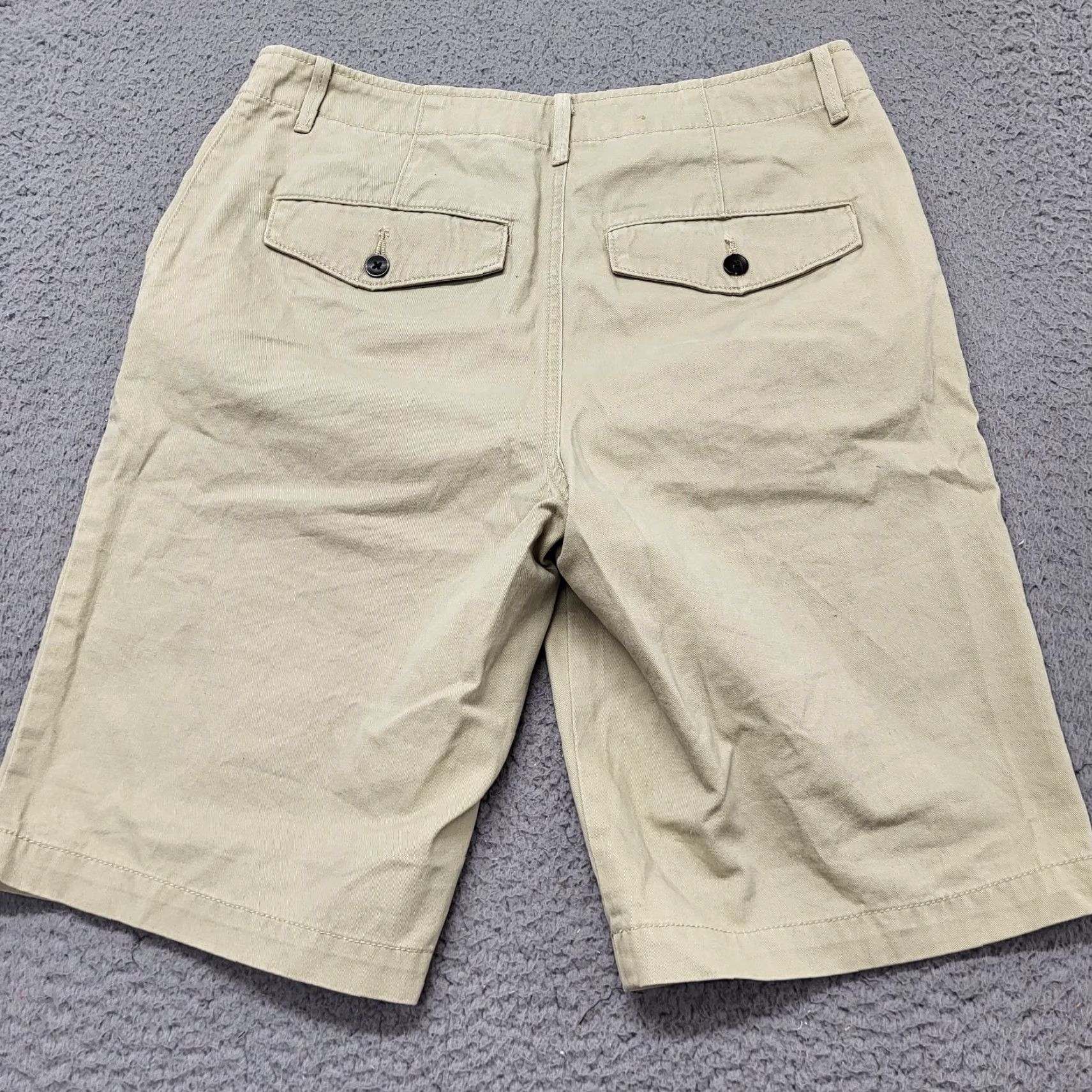 Vintage J. Ferrar Shorts Men's 30 Khaki Chino Denim 100% Cotton Pockets Button Size US 30 / EU 46 - 3 Thumbnail