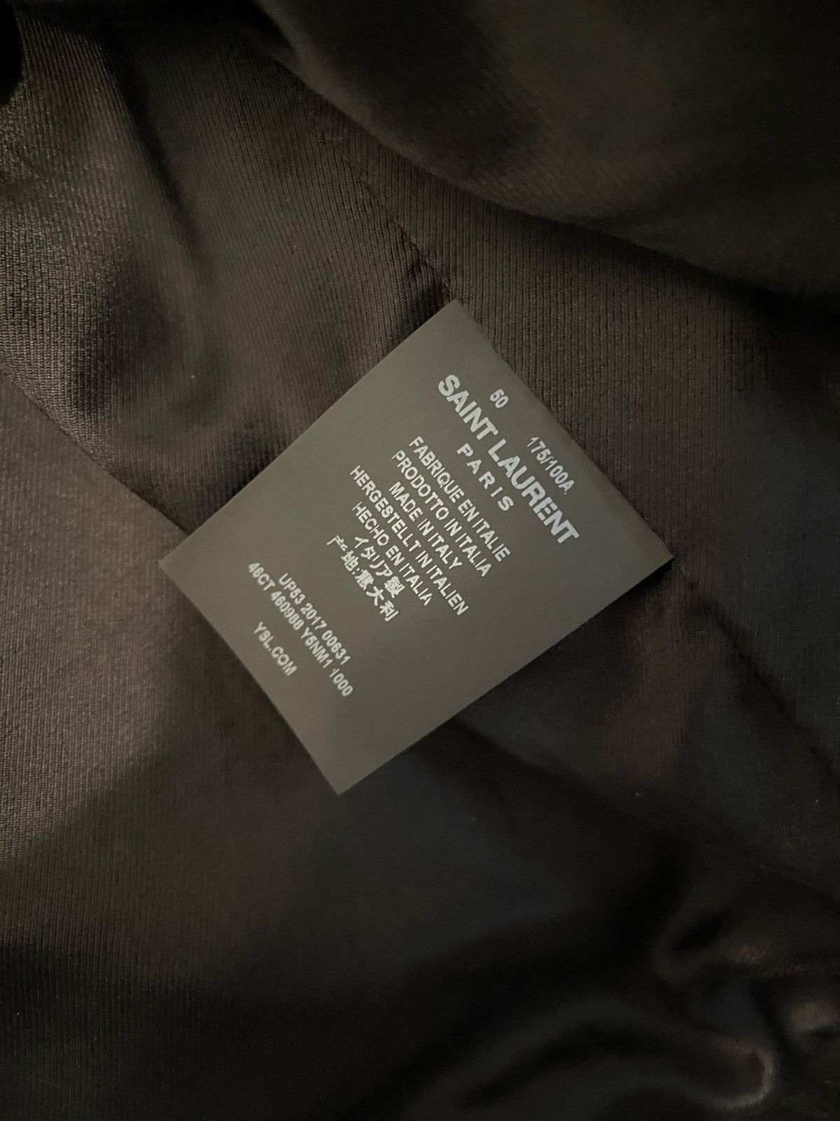 Saint Laurent Paris Saint Laurent Suede Trucker Size US M / EU 48-50 / 2 - 4 Thumbnail