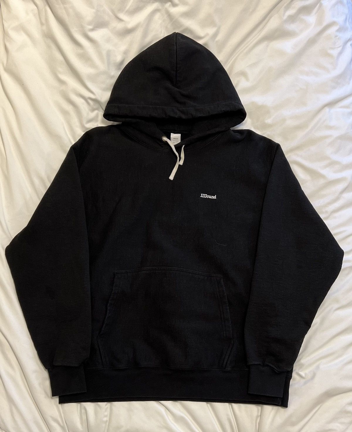 image of Jjjjound J80 Black Hoodie, Men's (Size Large)