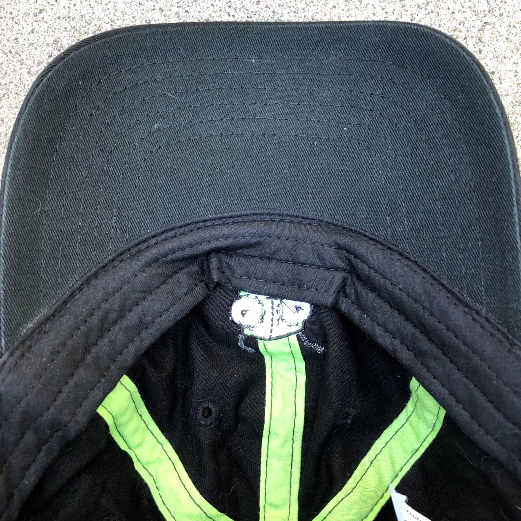 Nickelodeon VINTAGE NICKELODEON Invader Zim Baseball Hat Men's Black Adjustable Cap Pizza Size ONE SIZE - 4 Thumbnail