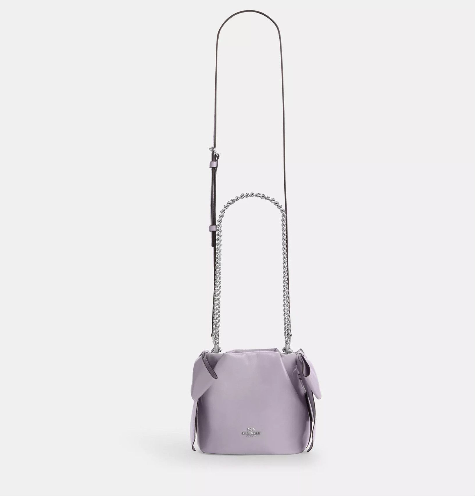 Coach Faye Mini Drawstring Bag With Bows CEL03 Size ONE SIZE - 8 Thumbnail