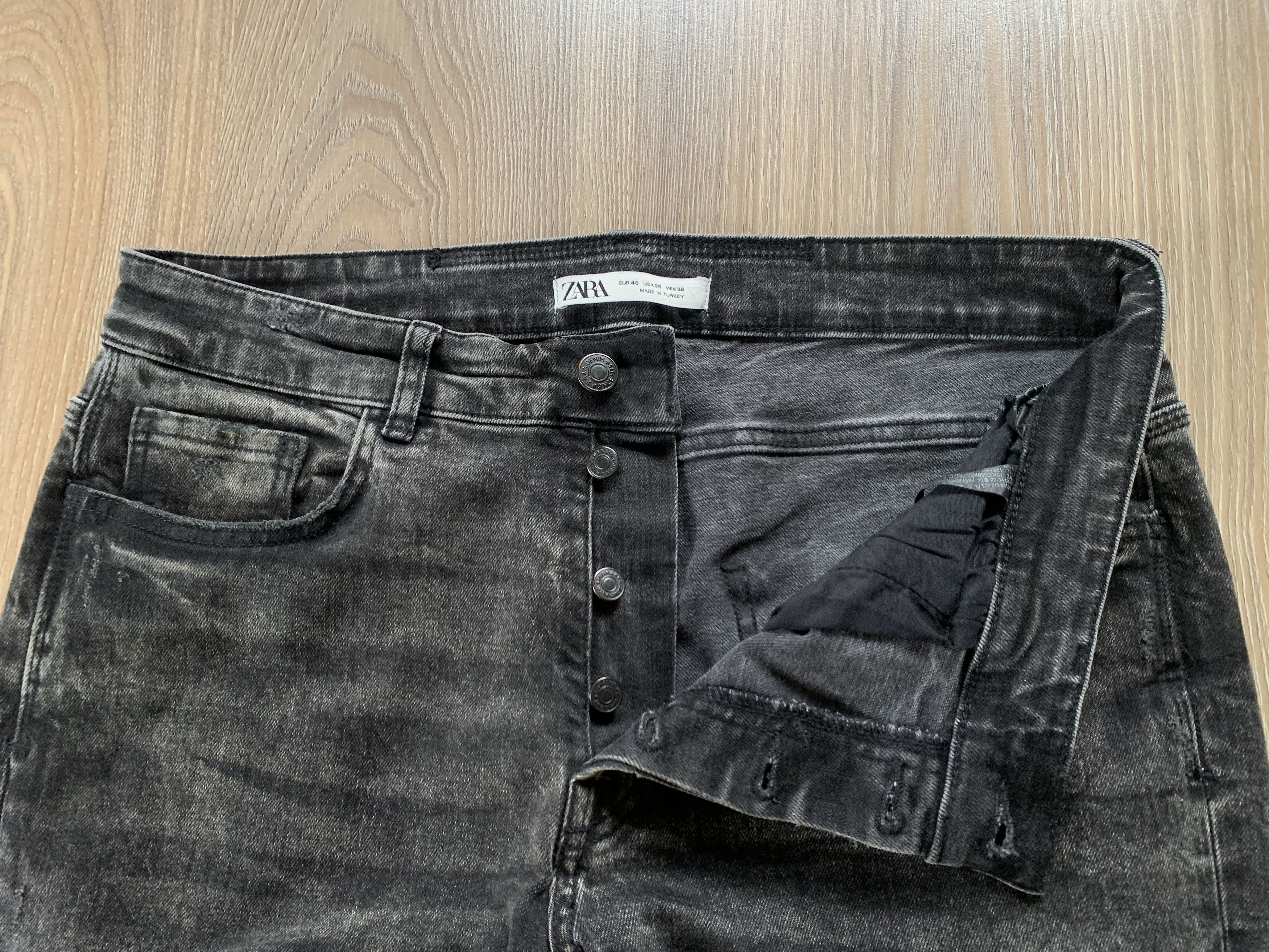 Zara Zara Man Distressed Stretch Jeans Size US 32 / EU 48 - 6 Thumbnail