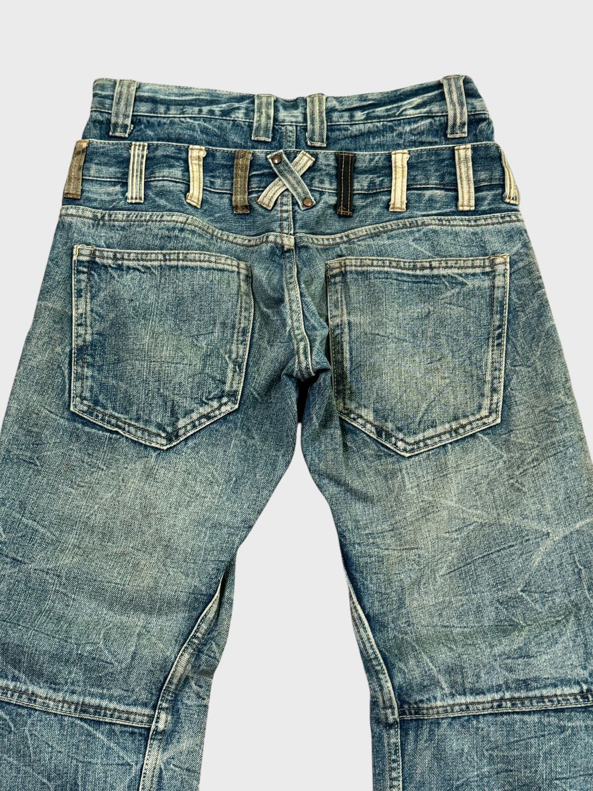 Le Grande Bleu (L.G.B.) JACK SERIKA DOUBLE WAIST ACID MUD WASH DENIM Size US 28 / EU 44 - 8 Thumbnail