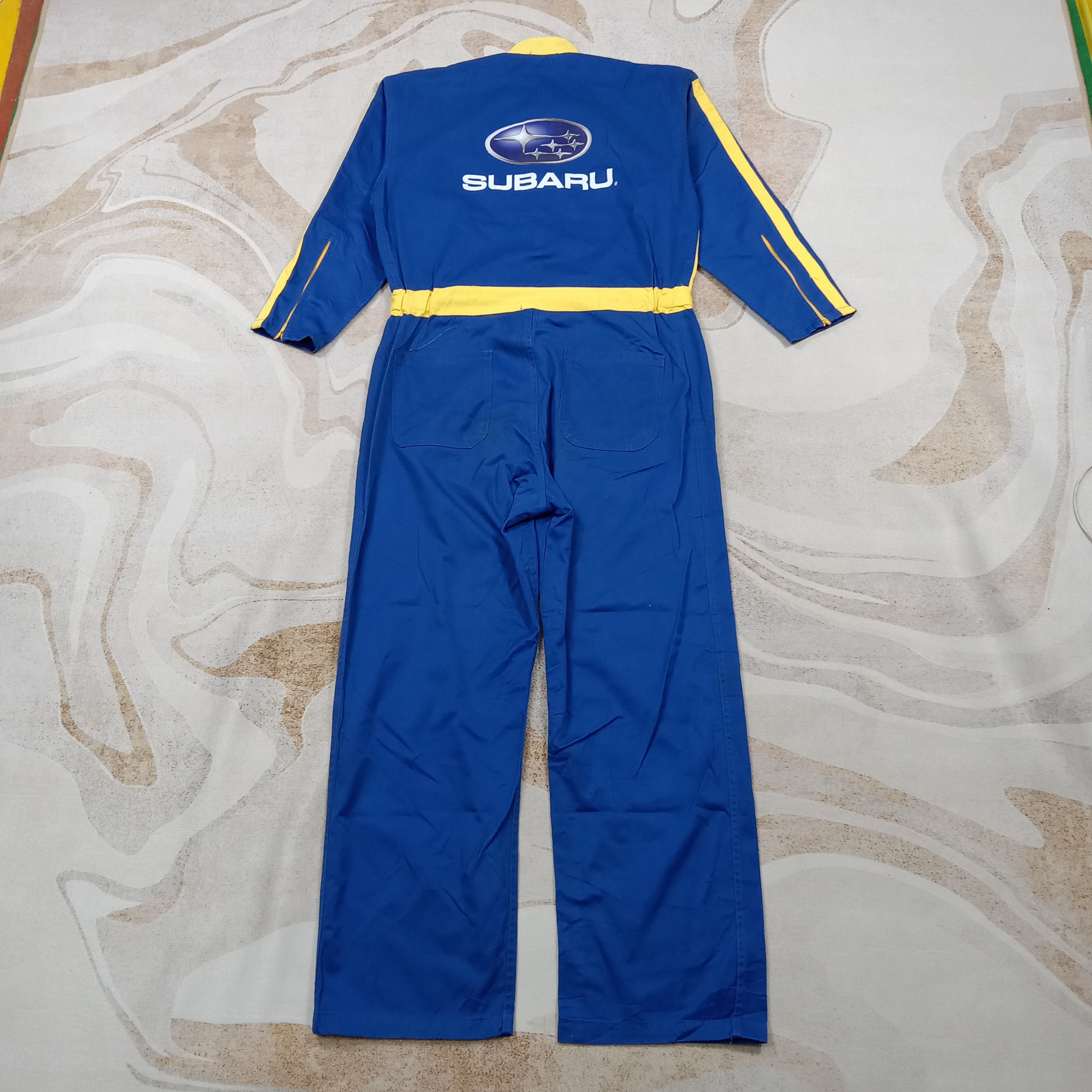 Japanese Brand Subaru Rally Team Racing Work Coverall Jacket C274N6 Size US L / EU 52-54 / 3 - 1 Thumbnail