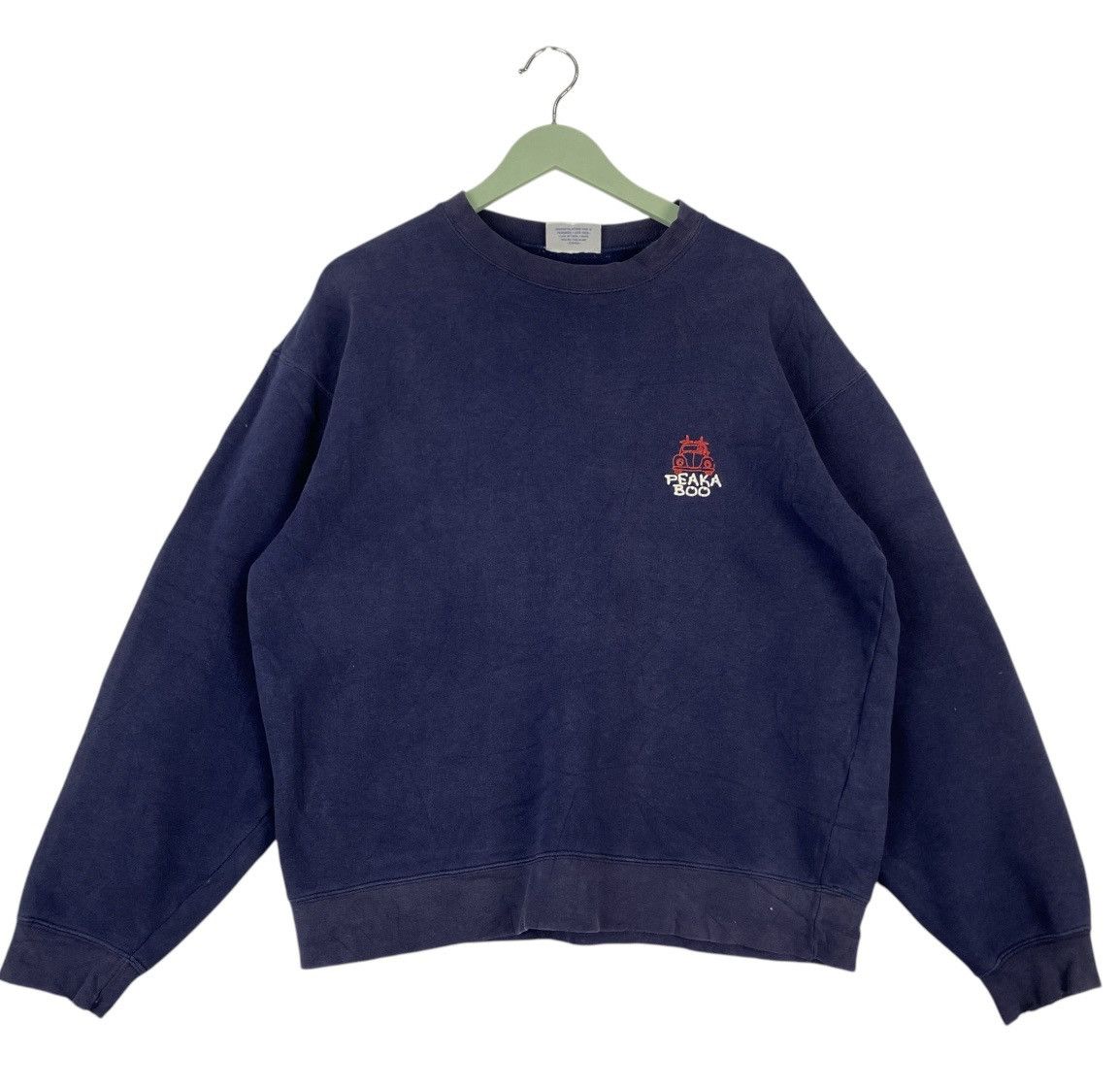 Designer × Vintage Vintage Rare PEAKA BOO Volkswagen Beetle Big Logo Hoodie Size US L / EU 52-54 / 3 - 1 Thumbnail