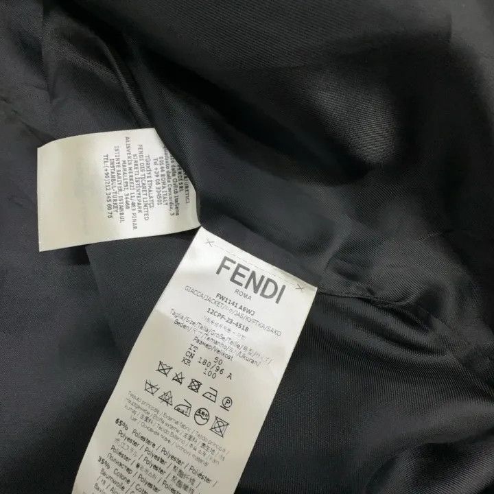 Fendi Fendi Logo Print Long Sleeve Shirt for Men -2507 Size US L / EU 52-54 / 3 - 4 Thumbnail