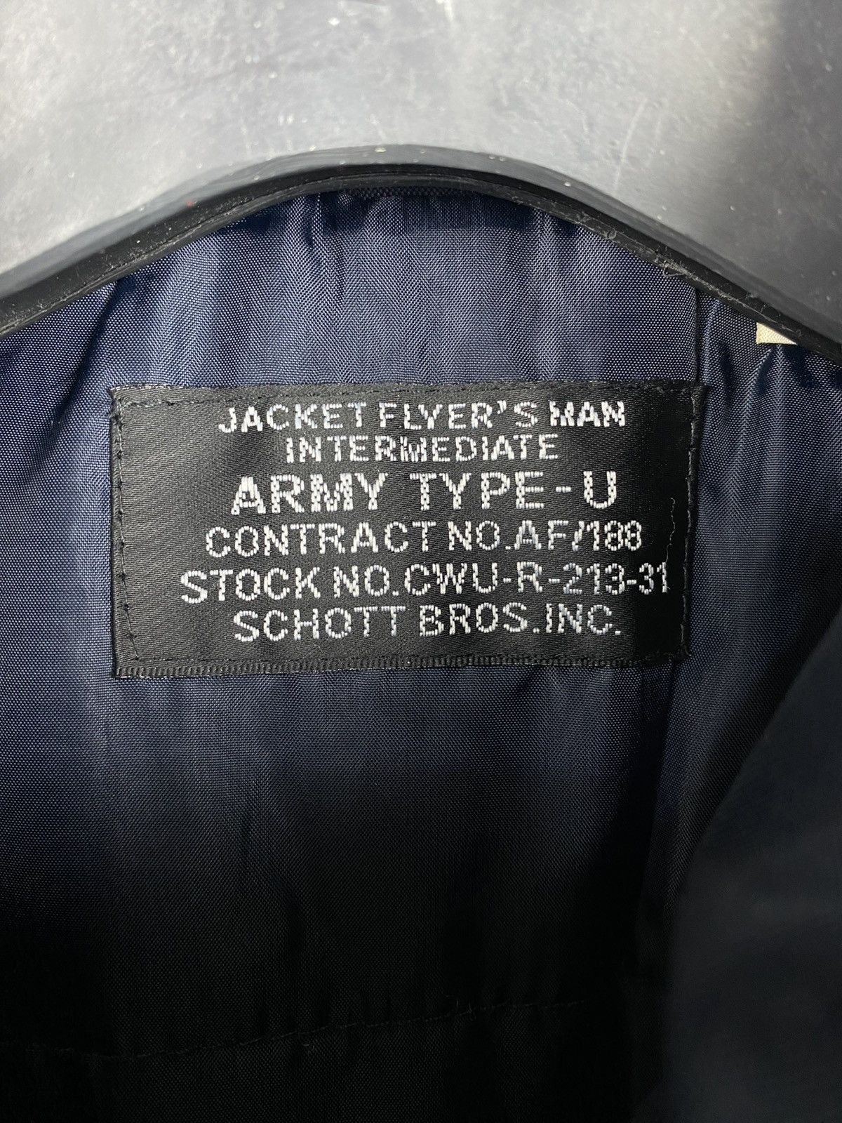 Schott Schott NYC Jacket Flyers Intermediate Army Type U size M Size US M / EU 48-50 / 2 - 6 Thumbnail