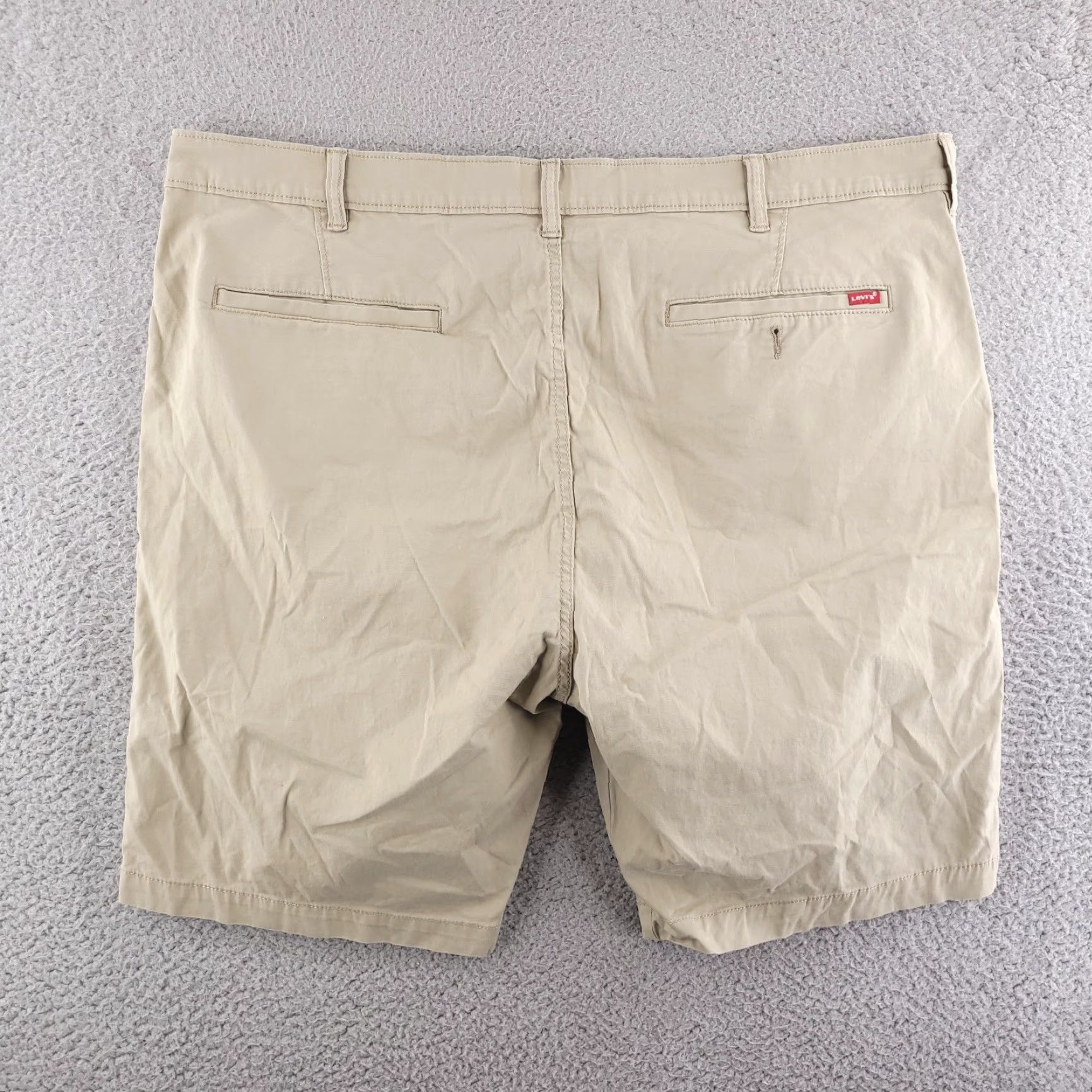 Levi's Levi's Shorts Mens 42 Chino Tan Beige Cotton Flat Front 9" Inseam Size US 42 / EU 58 - 5 Thumbnail