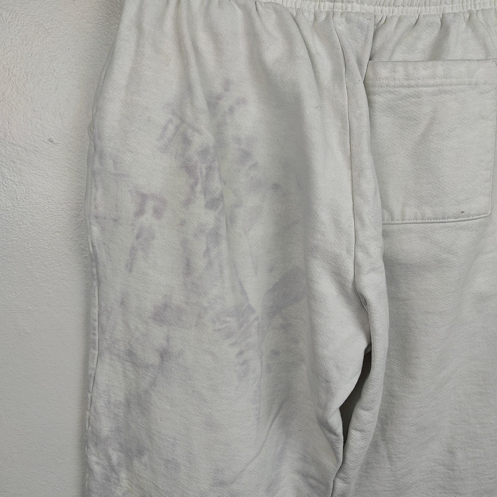 Other Palo Santo Studios Sweatpants Small Medium White Purple Tie Size US 32 / EU 48 - 6 Thumbnail