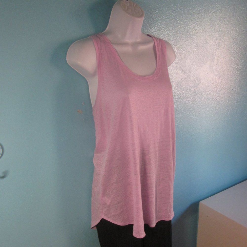 Loft Ann Taylor Loft Lou & Gray 100% Linen Summer Tank Top Size M Size M / US 6-8 / IT 42-44 - 5 Thumbnail