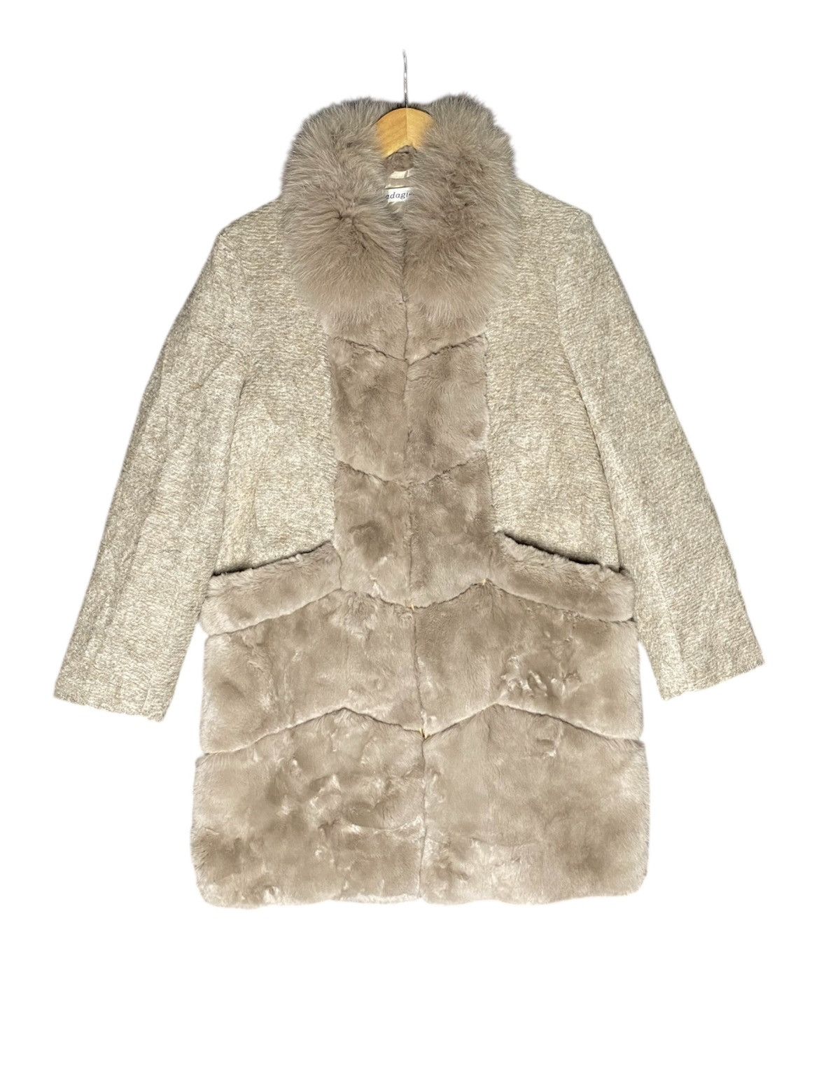 Japanese Brand Vintage Adagietto Faux Fur Jacket Size US M / EU 48-50 / 2 - 1 Thumbnail