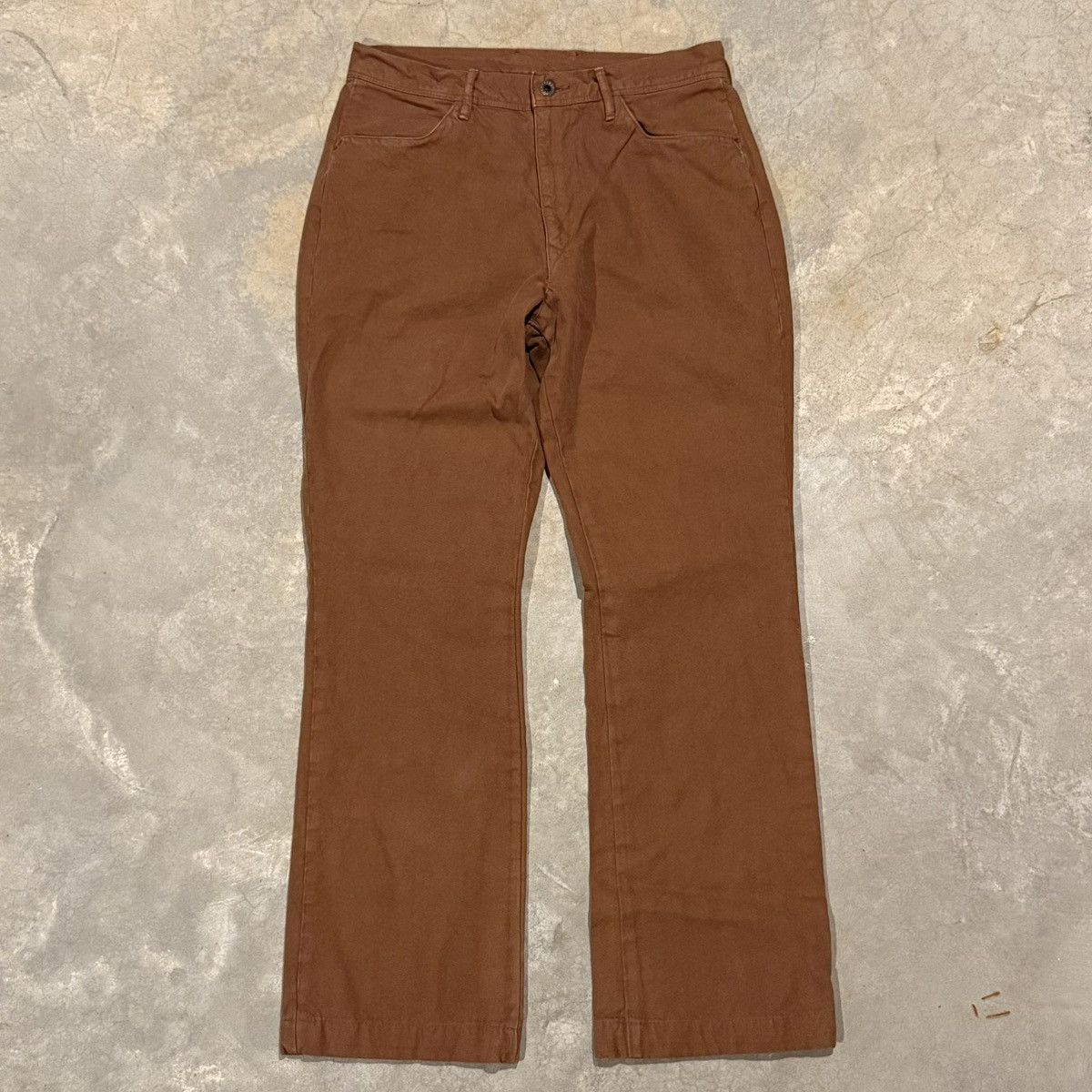 Kapital Kapital Cargo Pocket Stenciled Canvas Bootcut Work Pants Size US 30 / EU 46 - 7 Thumbnail