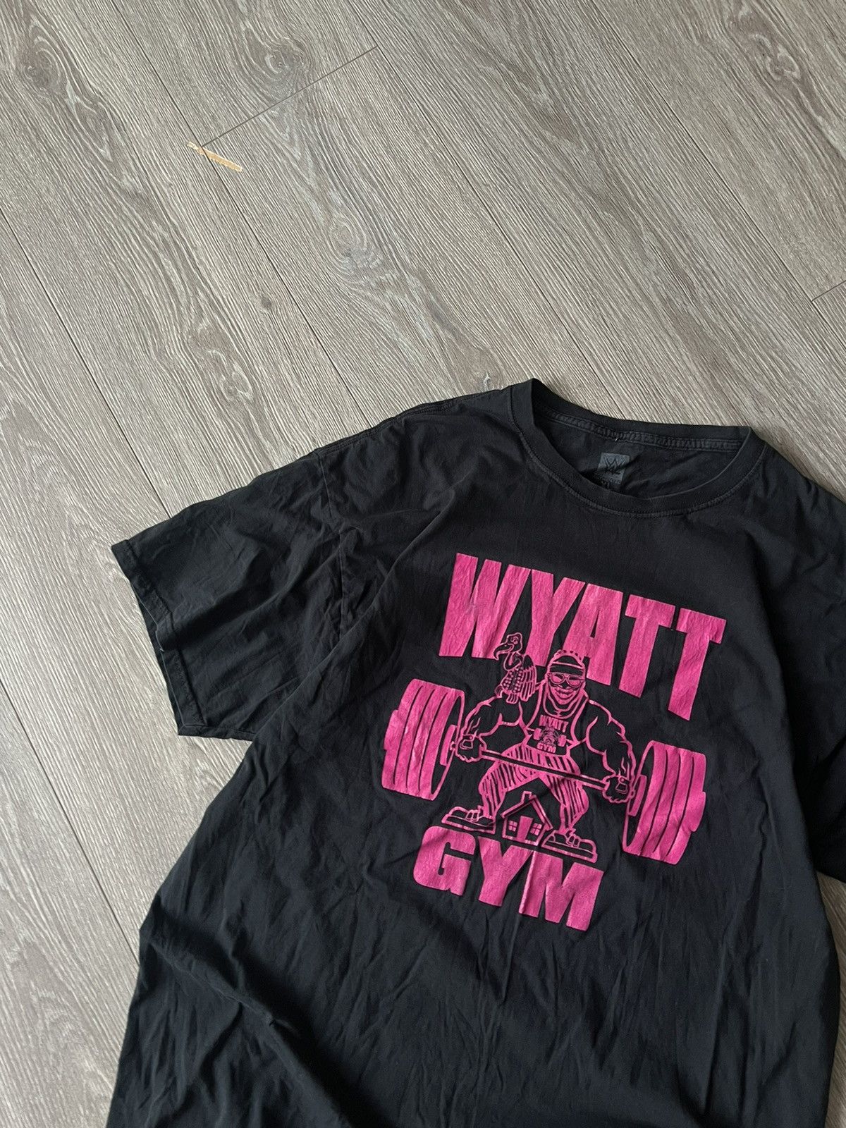 Vintage × WWE × WWF WYATT GYM T-SHIRT Size US XL / EU 56 / 4 - 3 Thumbnail