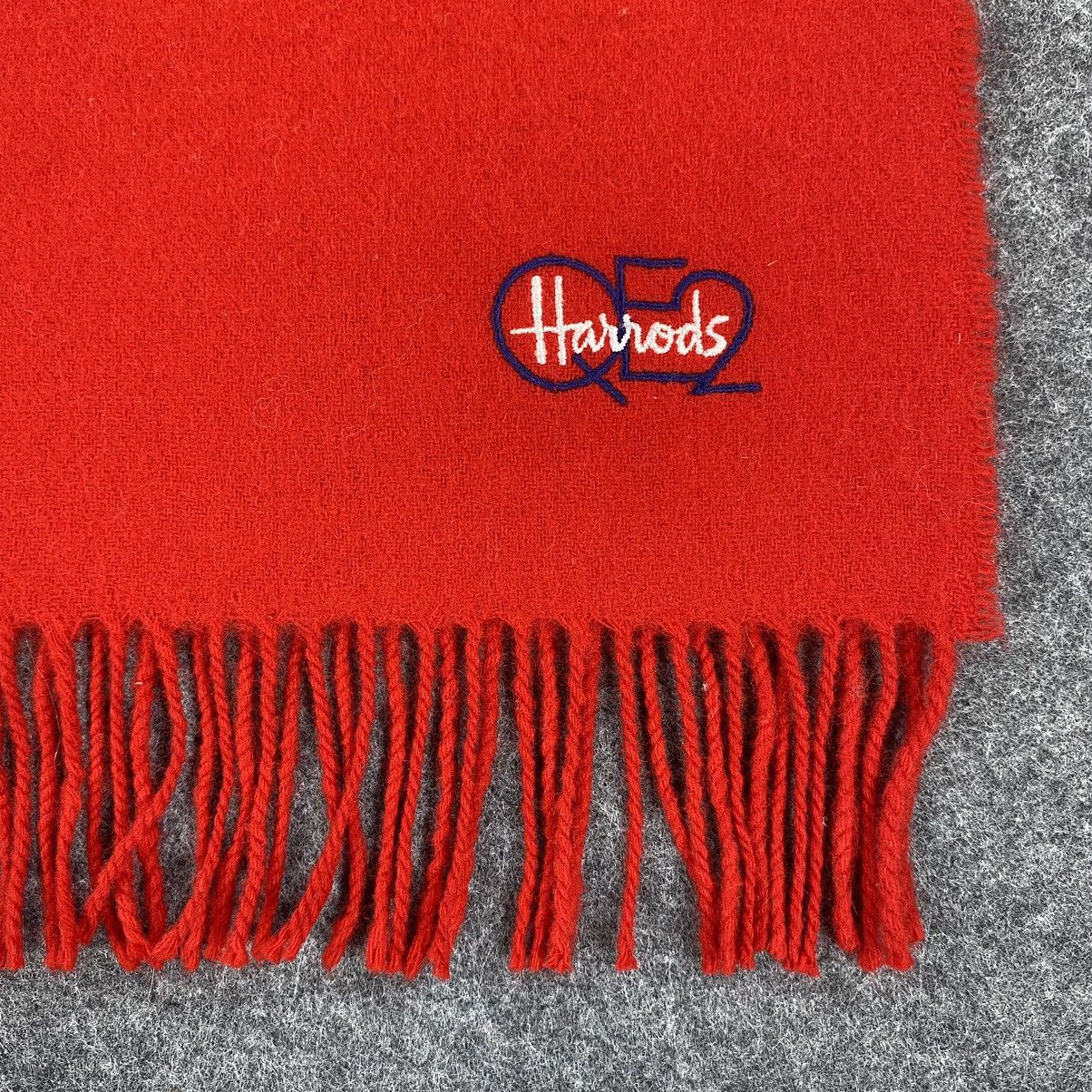 Harrods × Vintage Harrods Scarf # Muffler # Neckwear # D109 Size ONE SIZE - 2 Thumbnail