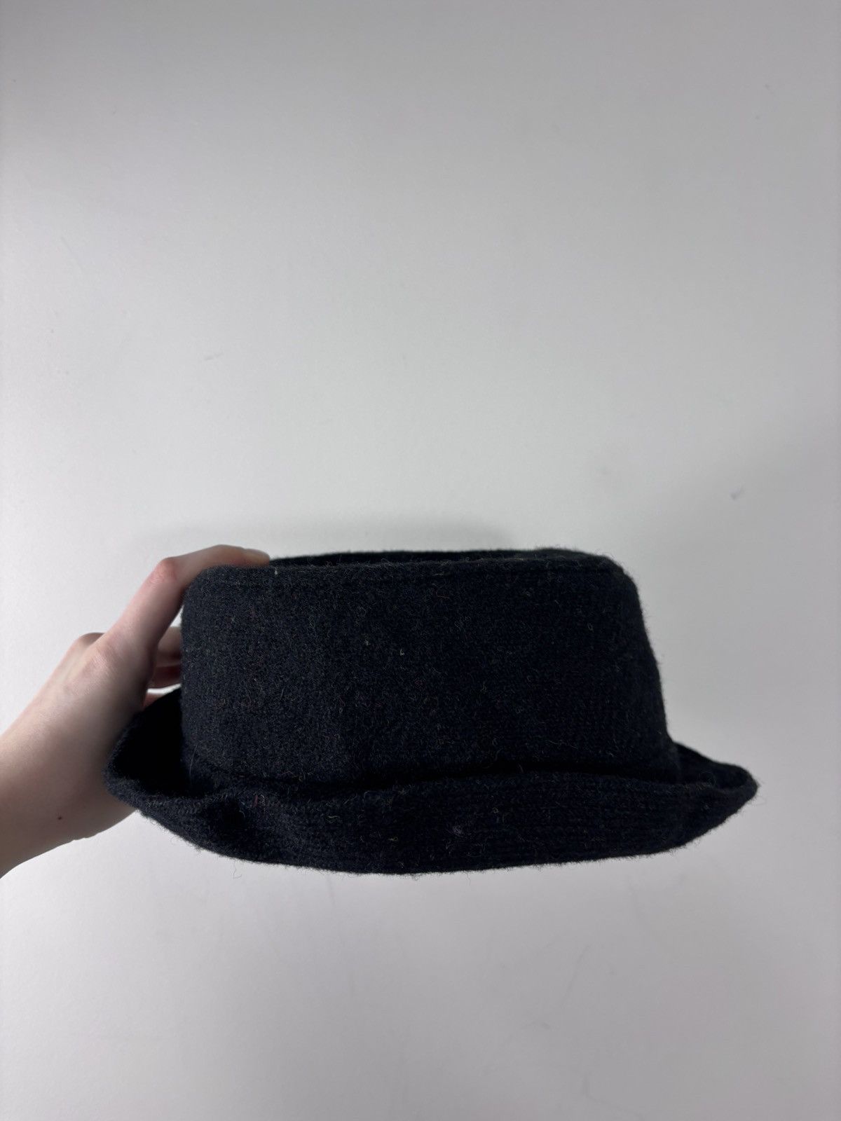 Harris Tweed Lierys Harris Tweed Black Wool Trilby Fedora Hat Size ONE SIZE - 13 Thumbnail