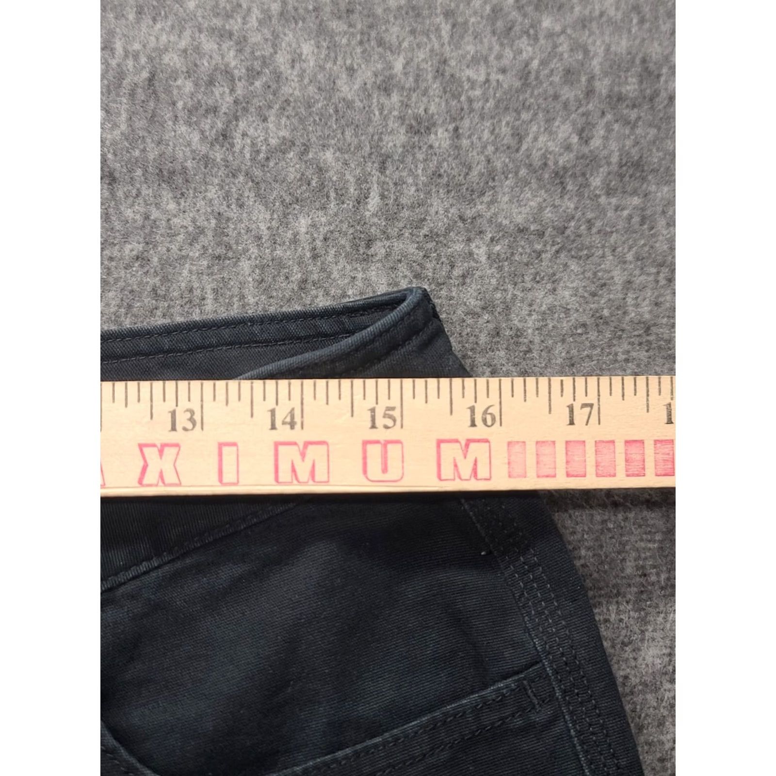 CO Duluth Fire Hose Carpenter Pants Womens 10x31 Regular Fit Black Cotton Canvas Bootcut Workwear Size 32" / US 10 / IT 46 - 4 Thumbnail