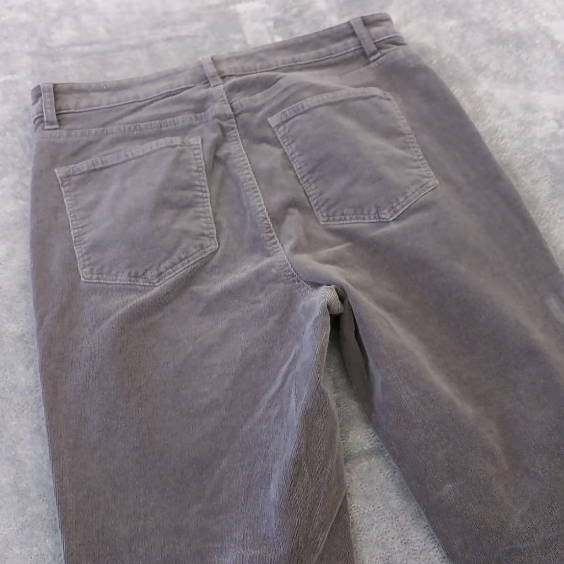 Talbots Talbots Corduroy Pants Womens 10 Gray Straight 32x29 High Rise Stretch Pants Size 32" / US 10 / IT 46 - 7 Thumbnail