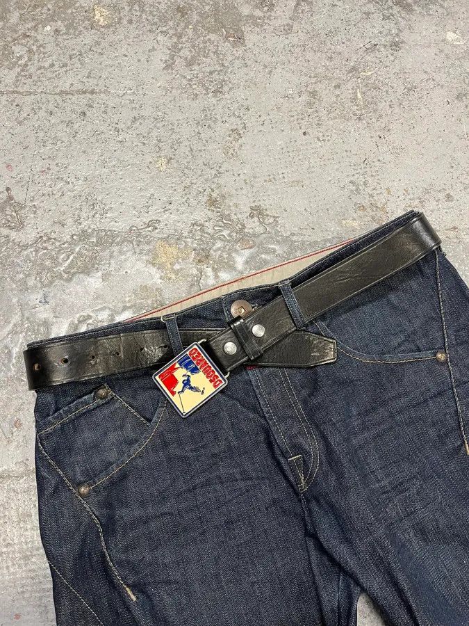 Dsquared2 2000s Dsquared2 Black Leather Ski Buckle Belt Size ONE SIZE - 3 Thumbnail