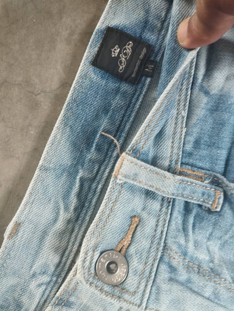 semanticdesign Japanese Semantic Design Acid Wash Lighting Wash Jeans Size US 30 / EU 46 - 16 Thumbnail