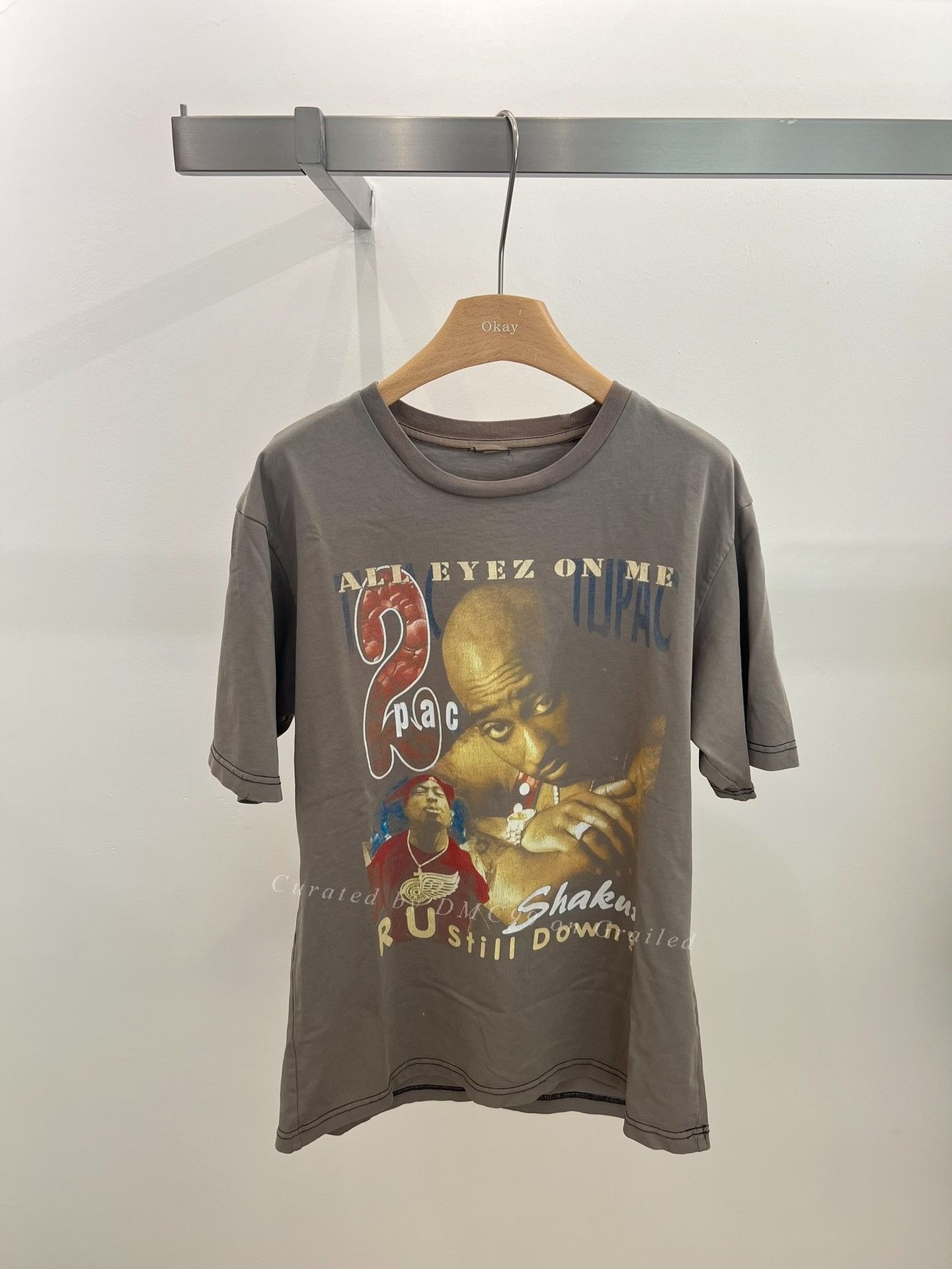 Other Vintage 90s Tuapc Bootleg Faded Rap Tee Size US M / EU 48-50 / 2 - 1 Thumbnail