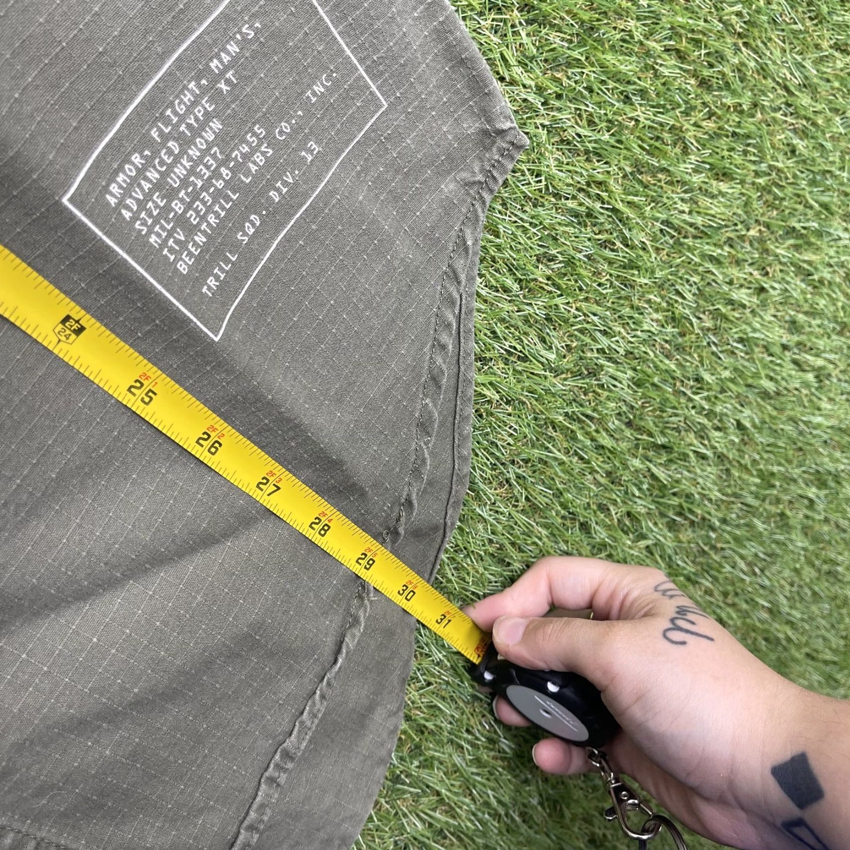 Been Trill BEEN TRILL Mens Short Sleeve Button-Up Shirt Streetwear Urban 13 Patch Green Cotton M Size US M / EU 48-50 / 2 - 4 Thumbnail